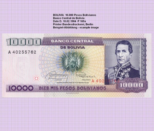 Bolivien bolivia 10000 - bolivia,