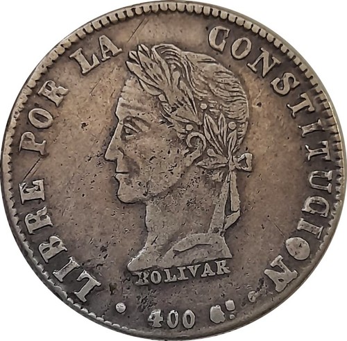 Bolivien soles 1862 simon - 8,