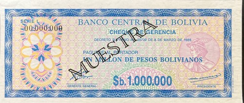 Bolivia 000 pesos - bolivia,