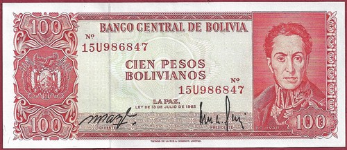 Bolivien bolivia 100 pesos - bolivien/bolivia,