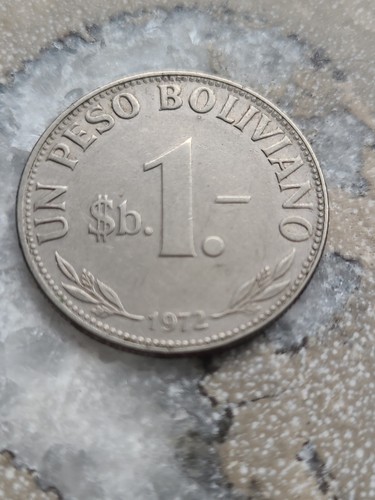 Peso boliviano stück - (1), 1-peso-boliviano-stück