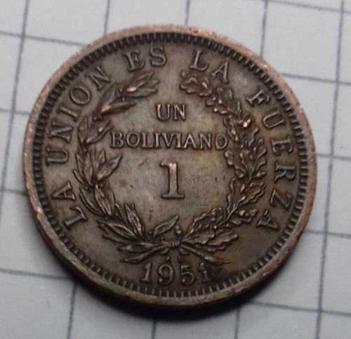 Bolivien boliviano 1951 - bolivien, boliviano,