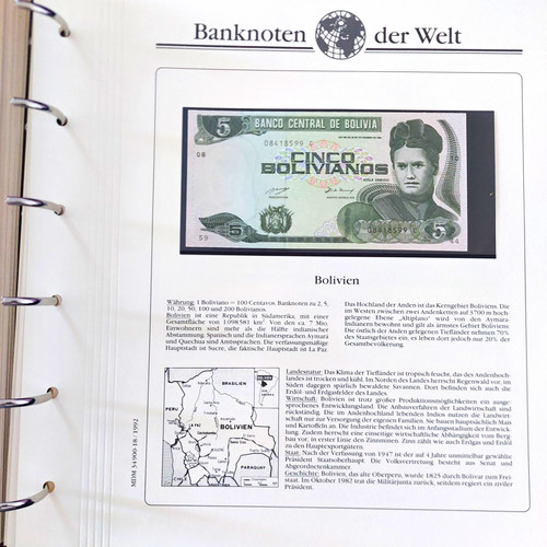 Banknoten der welt - -, bolivien