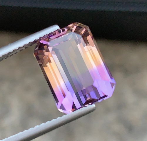Ametrin violett gelber - ametrin,, violett-gelber