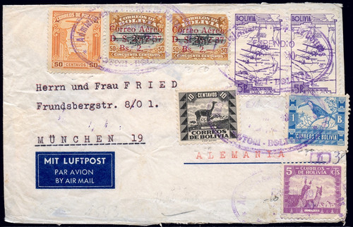 Lati 1940 bolivien brief - lati,