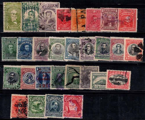 Bolivien 1897 gestempelt - bolivien, 1897-16