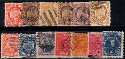 Bolivien 1894 gestempelt - 1894-13,