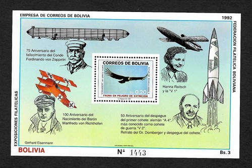 Bolivien 1992 anniversary - 1992:,