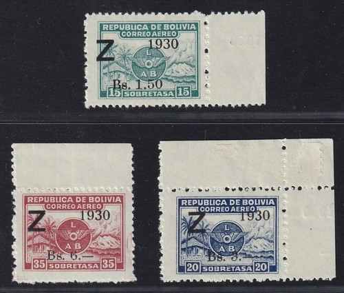 Bolivien 185 erste - 185-87, **
