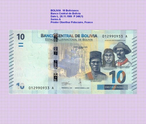 Bolivien bolivia 10 pesos - bolivien,