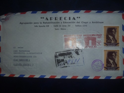 Registered air mail - 1,