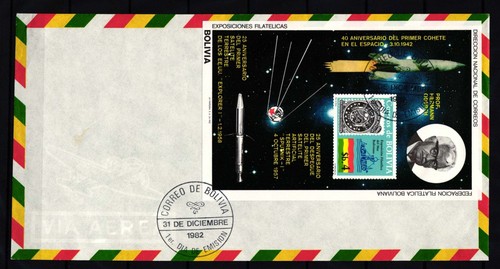 Bolivien block 130 gestempelt - block,