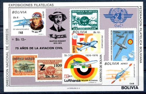 Bolivien block postfrisch - bolivien, 82