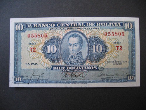 Bolivia bolivianos 1928 - ,