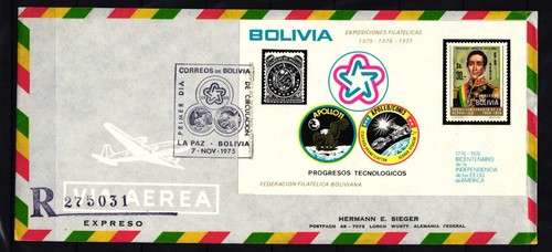 Bolivien block gestempelt - block, 60