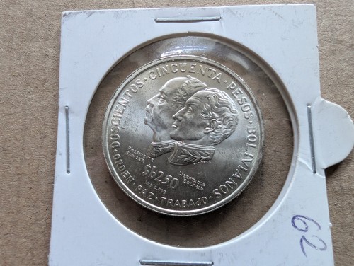 Bolivien 250 pesos 1975 silber - pesos,