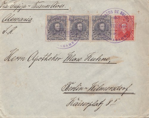Bolivia bolivien 1915 cover - bolivia/bolivien:,