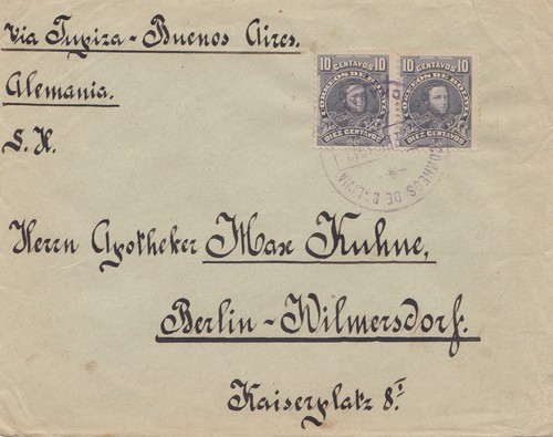 Bolivia bolivien 1913 cover - bolivia/bolivien:,