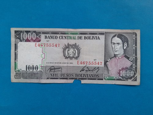 1000 bolivianos bolivien - x, /
