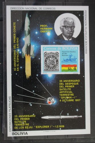 Bolivien block 130 postfrisch - block,