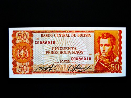 Bolivien pesos 1962 - bolivien,