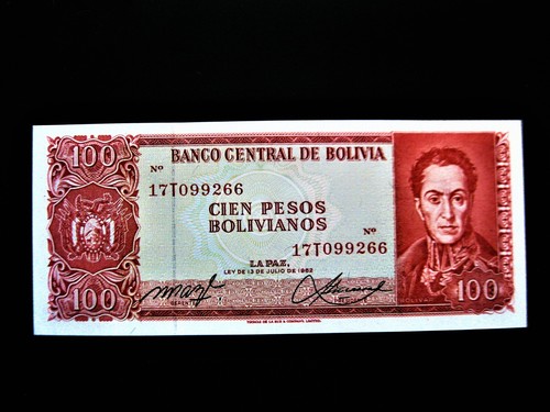 Bolivien 100 pesos - pesos,