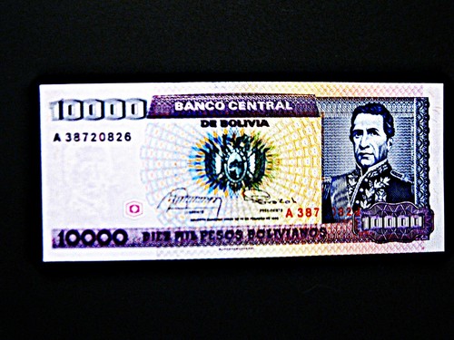 Bolivien 000 pesos 1984 - bolivien, 10.000