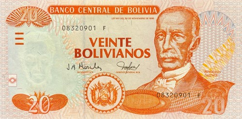 Bolivia bolivianos p 224 - , p-224