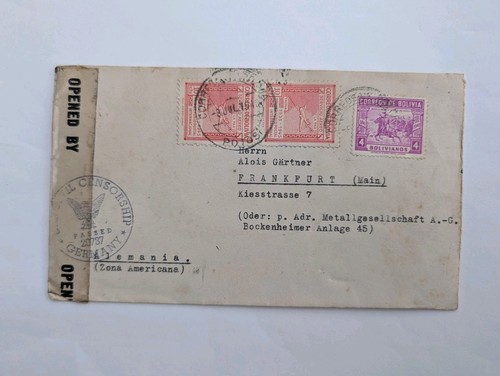 Bolivien brief nach - brief,