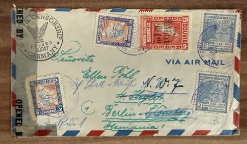 Bolivien 1940er luftpost brief - 1940er,